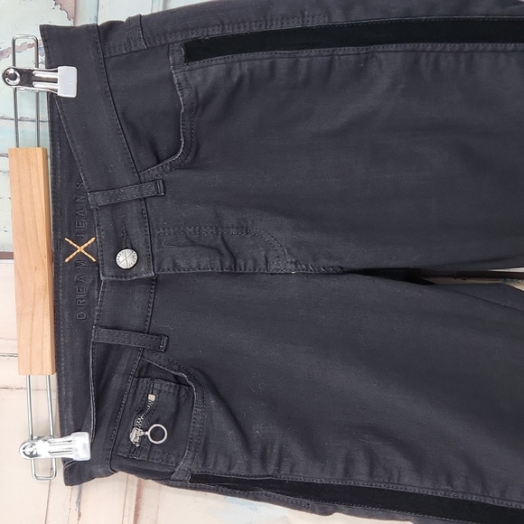 MAC 5443-91 Dream Slim Velvet Galloon Pants in Black - Picture 3 of 8